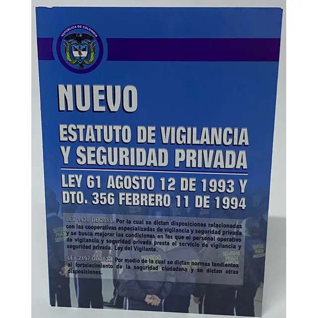 Nuevo Estatuto De Vigilancia Y Seguridad Privada