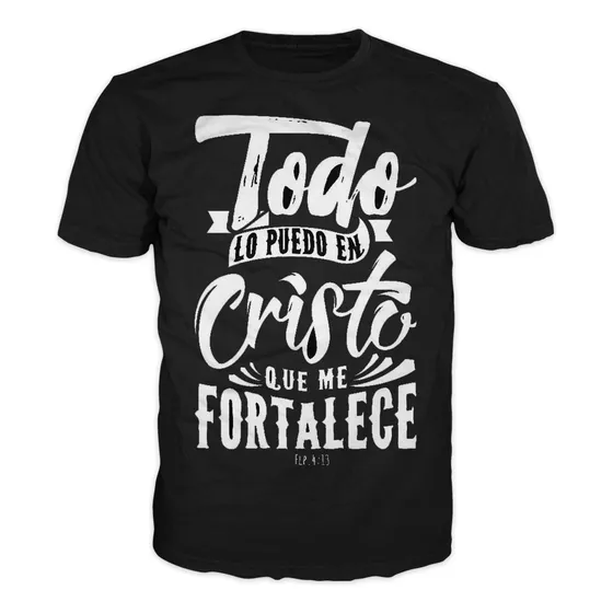 Camisetas Cristianas Jesus Con Mensajes Salmos Oraciones 