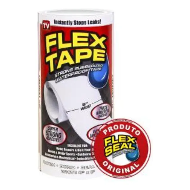 Flex Tape Superfita Flex Seal Original 20x150cm Branco