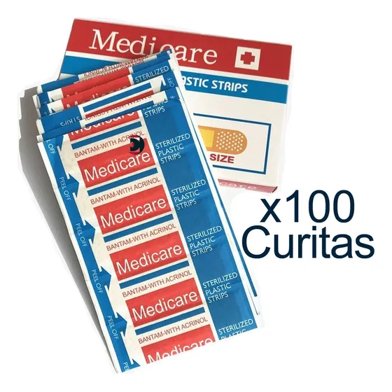 Curitas Banditas Adhesivas Antisépticas Protege Cura Heridas