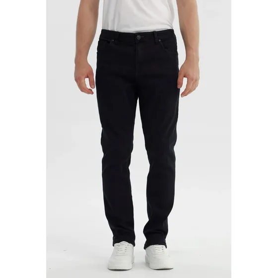 Jeans Hombre Slim Negro - Vll