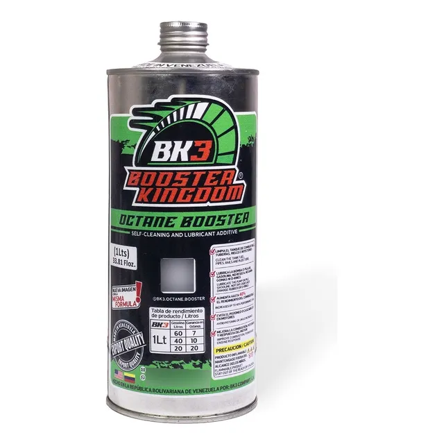 Mejorador De Gasolina Aditivo Bk3 Octane Booster