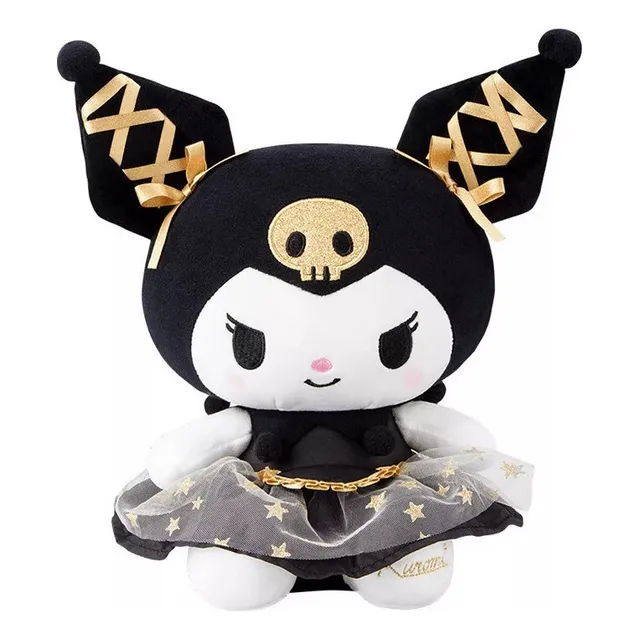 Peluche Muñeco Kuromi Dorado Negro De 60cm