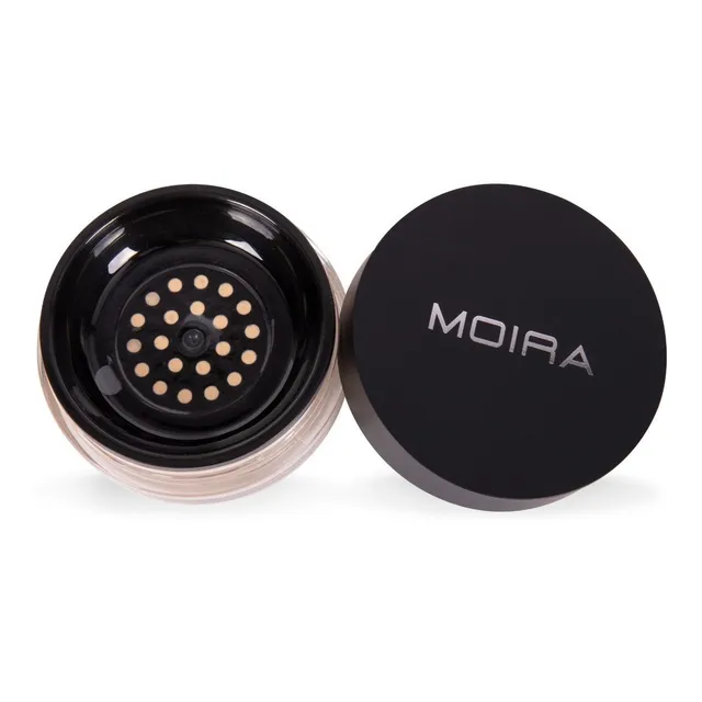 Polvo Moira Cosmetics Fijador Compacto Color BANANA