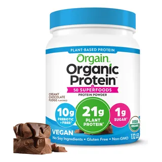 Orgain Proteina Organica A Base De Plantas + Polvo De Supera Orgain Proteina Organica A Base De Plantas + Polvo De Supera