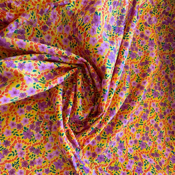 Tecido Chita Estampado 10,00 X 1,50 Metros 100% Poliester