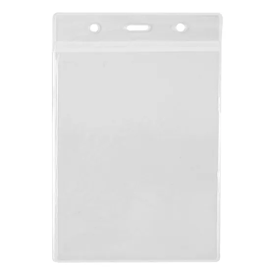 Porta-credencial Grande. 10.5 X 16 Cm. Set 100 Unds Transparente