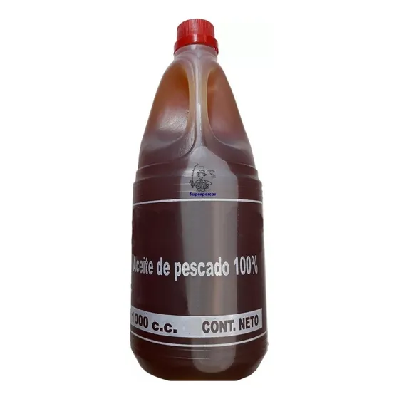 Aceite De Pescado 100% Puro 1 Litro Carnada Ceba Microcentro