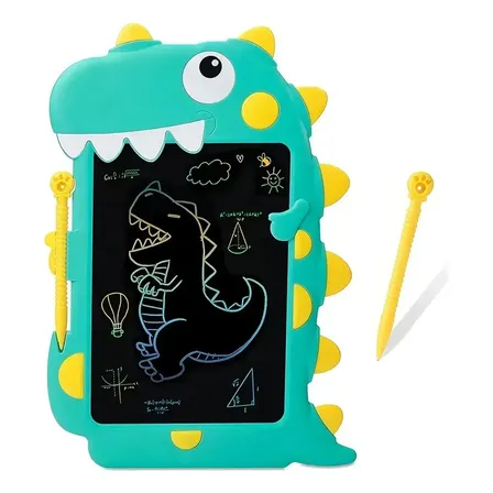 Lousa Mágica Infantil Digital Educativa Interativa Tablet Verde-claro