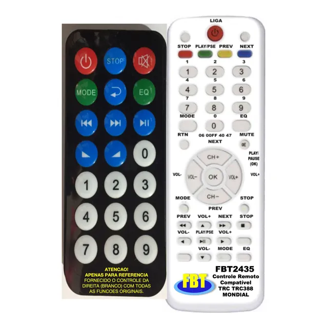 Controle Compat Trc388 Napoli Npl Rxa 12590 10590fbt 2435