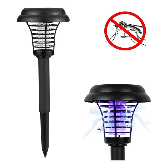 Farol De Jardín Pincho Solar Mata Insectos
