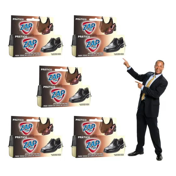 Brilho Mágico Instantâneo Combo 5 Hidrata Couro Sapato Bolsa