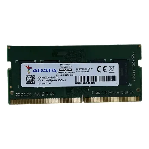 Memória Notebook 4gb Ddr4 Adata Am1p24hc4u1-bbgs (13087) | Frete
