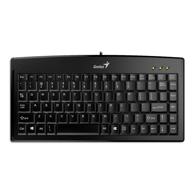 Teclado Genius LuxeMate QWERTY español color negro