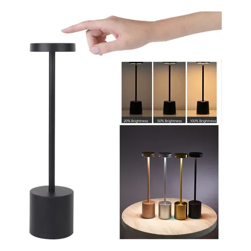 * Lámpara De Mesa Inalámbrica Recargable For Restaurante Le