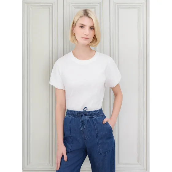 Blusa De Mujer Manga Corta Patprimo Color Blanco #30123547