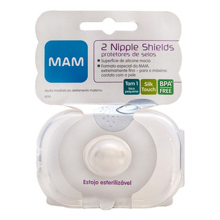 Mam Protetor De Silicone Mamilo Bico Seio Peito Amamentação 2pcs Tamanho 1 Mam Protetor De Silicone Mamilo Bico Seio Peito Amamentação 2pcs Tamanho 1
