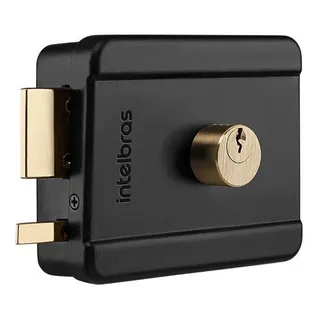 Fechadura Elétrica Intelbras Sobrepor Em Aço Fx 500 Preta Fechadura Elétrica Intelbras Sobrepor Em Aço Fx 500 Preta