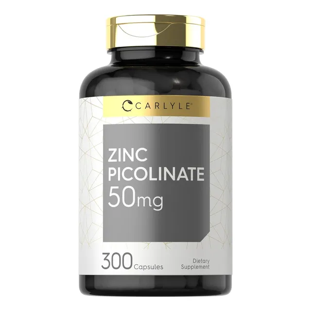 Picolinato De Zinc De 50 Mg  400 Cápsulas