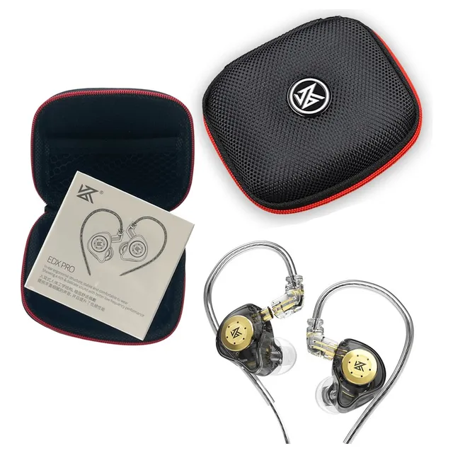 Auriculares Kz Edx Pro Hifi Alta - Con Microfono + Estuche