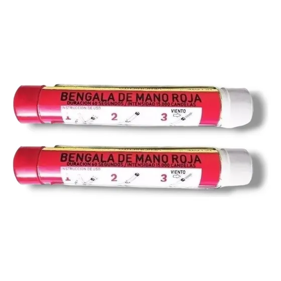 Bengala De Mano Nautica Aprob. Pna Vencimiento 4 Años El Par