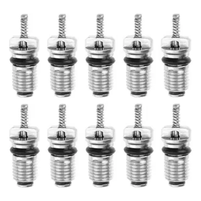 Pack 10 Pepas Válvula Carga Aire Acondicionado Automotriz