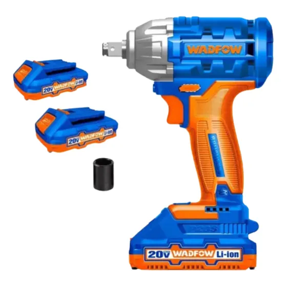 Wadfow Llave De Impacto Inalámbrica 21mm Azul/naranja