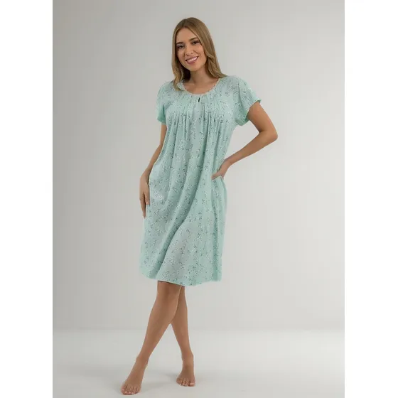 Camisón Della Bella Mujer Manga Corta Algodón