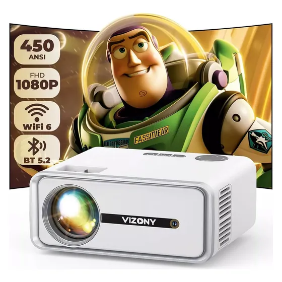 Video Beam Cine En Casa 1080p Full Hd Vizony
