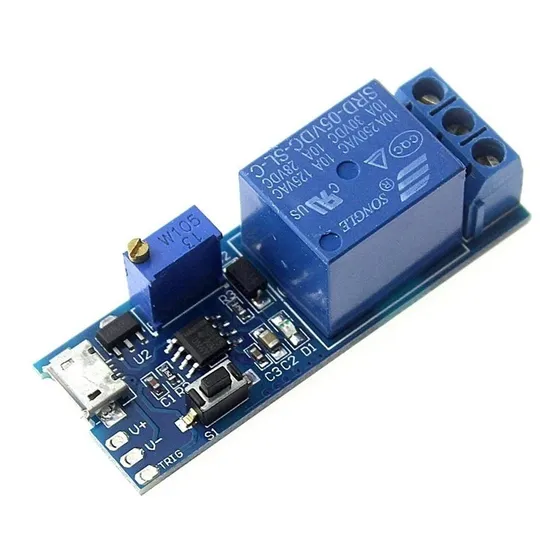 Timer Off Delay Relay  Usb 5-30vcd  Robotica Arduino 