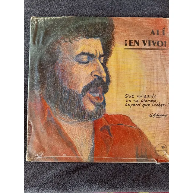 Discos De Acetato Alí Primera En Vivo.