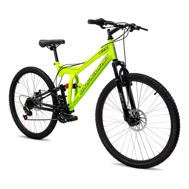Bicicleta Mercurio Ztx Dh 21 Velocidades Rodada 26 Color Verde Tamaño Del Cuadro Unitalla