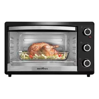 Forno Elétrico De Bancada Britùnia Bfe44p 44l Preto -127v Forno Elétrico De Bancada Britùnia Bfe44p 44l Preto -127v