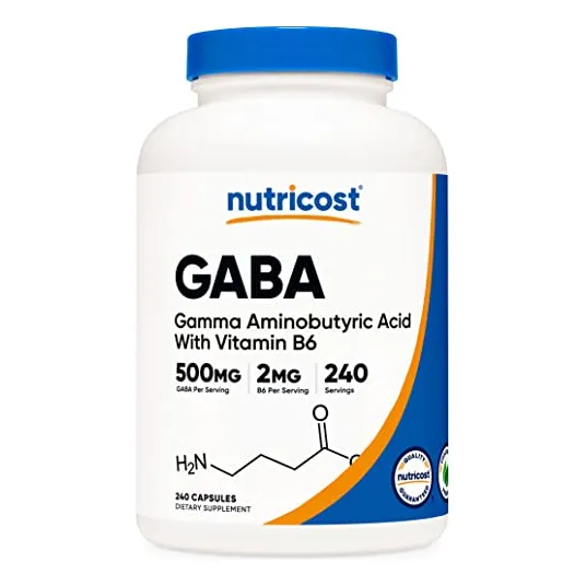 Suplemento Nutricost Gaba (ácido Gamma Aminobutírico) + Vita