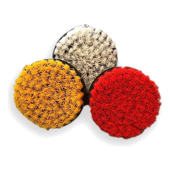 Kit 3 Cepillos Rotativos Cerdas Mixtas 5 Pulgadas Taladro