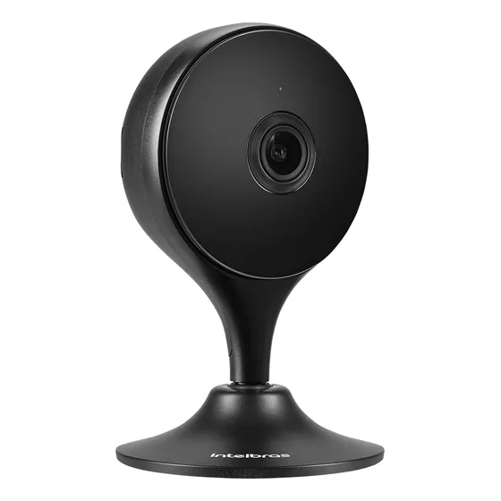 Câmera de Video Wi-Fi Full HD iM3 C Black Preta Intelbras