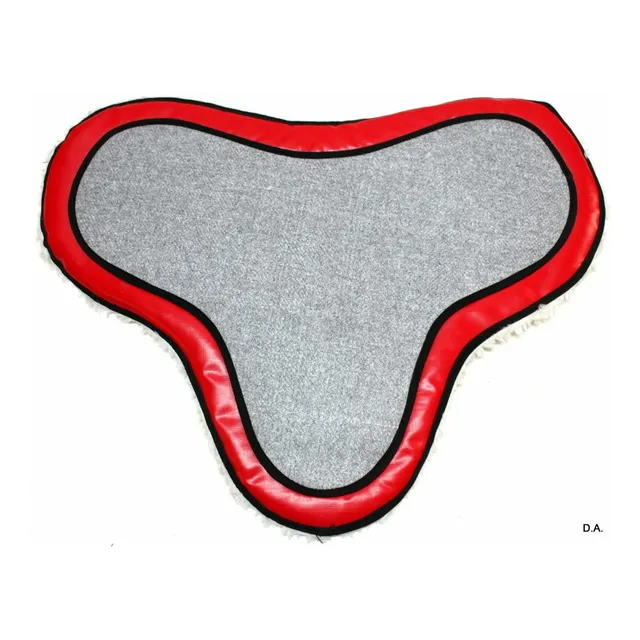 Marca Fieltro Rojo Vinilo Recortar Racing English Saddle Pad
