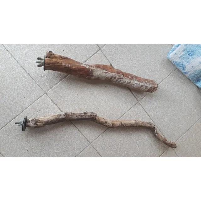 Rama De Madera Para Colocar En Jaula O Reja.
