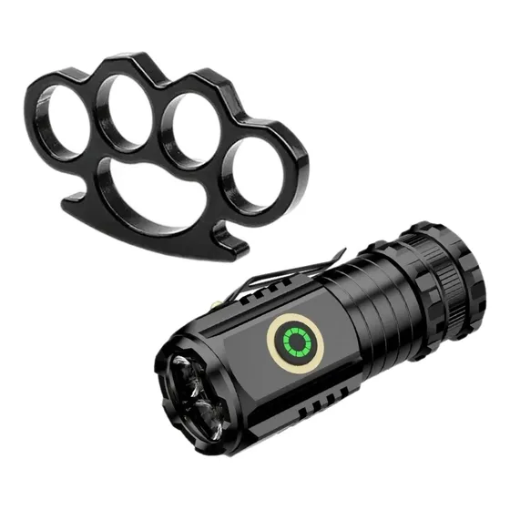 Kit Defensa Personal + Linterna Protección Antirrobo