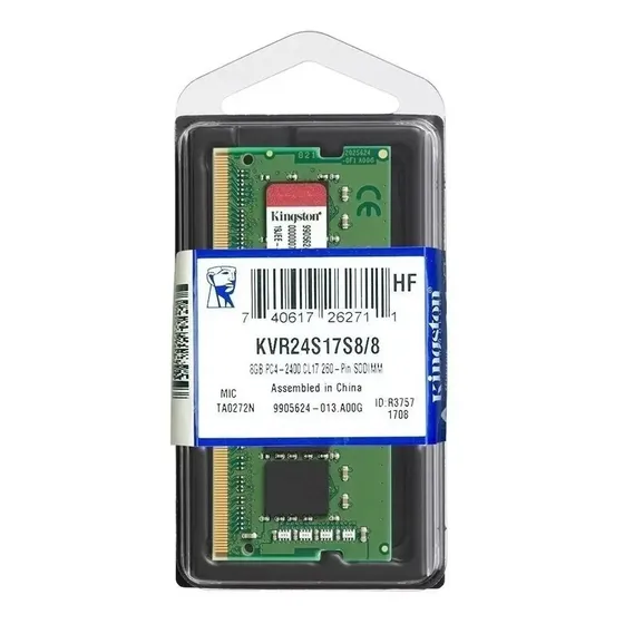 Memória De Kingston 8gb 2400mhz Ddr4 Notebook Laptop