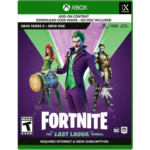 Pacote Fortnite Dc The Last Laugh para Xbox One