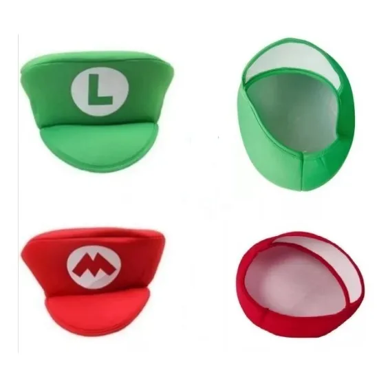 Gorro De Mario Bros Y Luigi Para Adulto Y Niños 