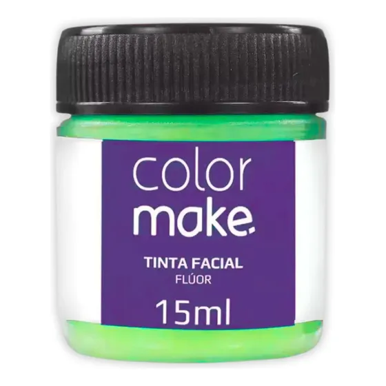 Tinta Facial Líquida Verde Neon - 15ml