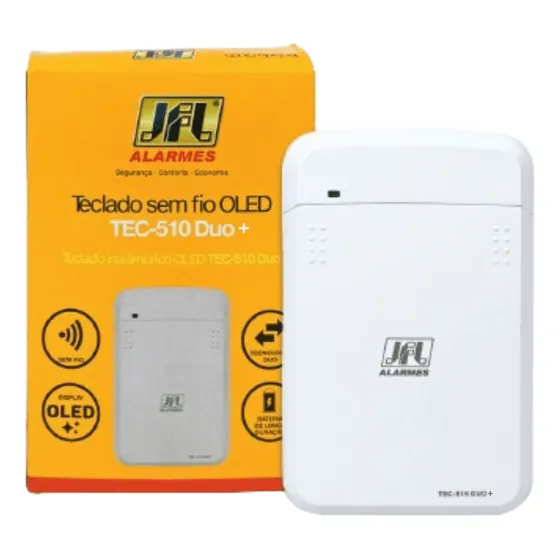 Teclado Sem Fio Oled Tec-510 Duo+ Jfl