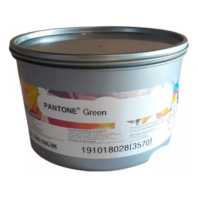 Tinta Offset Para Imprenta Color Green Por Un Kilo