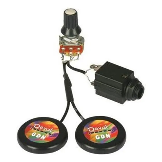 Captador De Contato Duplo Deval Gpda Passivo P/ Cordas Aço