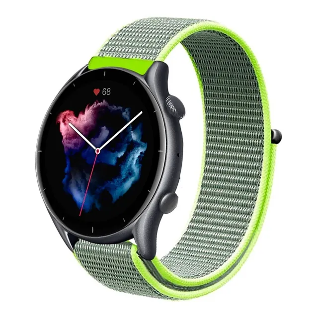 Correa De Nylon De Lujo Premium Para Amazfit Gtr 3 / 3 Pro Verde