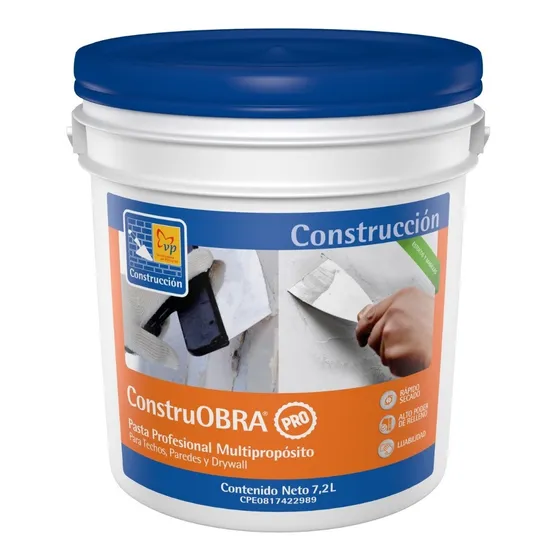 Pasta Profesional Construobra 2 Galones Vp Construcción 