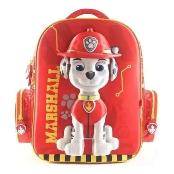 Mochila Escolar Paw Patrol 3d Espalda 12 PuLG. Wabro