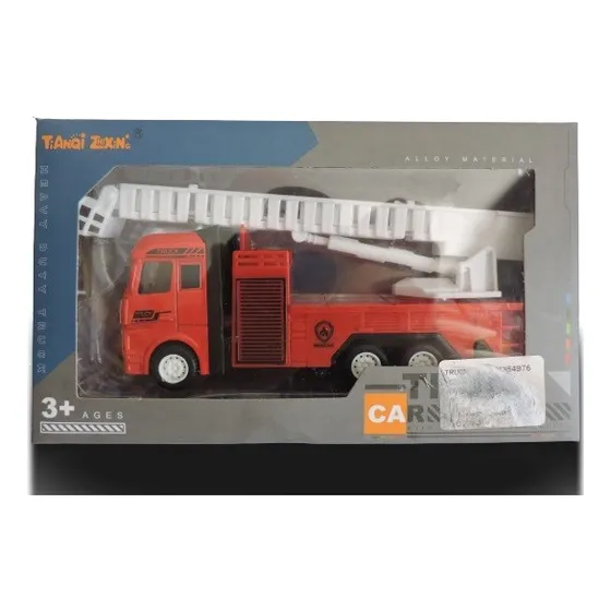 Miniatura Caminhao Bombeiro Metal